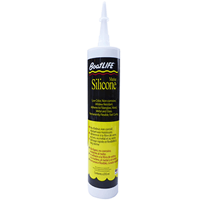 BOATLIFE SILICONE RUBBER SEALANT CARTRIDGE, CLEAR