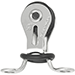 RONSTAN SERIES 15 BALL BEARING BLOCK, STAND-UP LOOP TOP