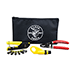KLEIN TOOLS COAX CABLE INSTALLATION KIT W/ZIPPERED