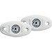 RIGID INDUSTRIES A-SERIES WHITE HIGH POWER LED LIGHT - PAIR - RED