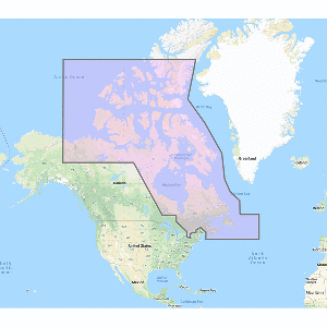 FURUNO CANADA NORTH & EAST - VECTOR CHARTS, 3D DATA & STANDARD RESOLUTION SATELLITE PHOTOS - UNLOCK CODE