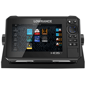 LOWRANCE HDS-7 LIVE w/ACTIVE IMAGING 3-IN-1 TRANSOM MOUNT & C-MAP PRO CHART