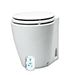 ALBIN PUMP MARINE DESIGN MARINE TOILET ELECTRIC SILENT, 24V