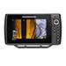 HUMMINBIRD HELIX 8 CHIRP MEGA SI FISHFINDER/GPS COMBO G3N W/TRANSOM MOUNT TRANSDUCER