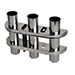 CE SMITH TRIPLE ROD HOLDER 304 STAINLESS STEEL