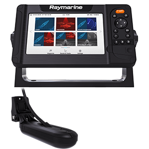 RAYMARINE ELEMENT 7 HV COMBO w/HV-100 TRANSDUCER & NAV+ US & CANADA CHART