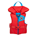 MUSTANG LIL' LEGENDS YOUTH FOAM PFD IMPERIAL RED