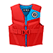 MUSTANG REV YOUTH FOAM VEST - 55-88LBS - IMPERIAL RED