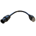 RAYMARINE RAYNET ADAPTER CABLE, 100MM, RAYNET MALE TO RJ45