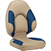 ATTWOOD CENTRIC 96A BOAT SEAT BEIGE/BLUE