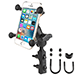 RAM MOUNT X-GRIP PHONE MOUNT W/ SHORT ARM BRAKE/CLUTCH BASE