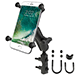 RAM MOUNT X-GRIP LARGE PHONE MNT W/ BRAKE/CLUTCH BASE