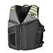 MUSTANG REV YOUNG ADULT FOAM VEST - GRAY/LIGHT, GRAY/FLOURESCENT YELLOW & GREEN