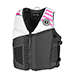 MUSTANG REV YOUNG ADULT FOAM VEST - GRAY, WHITE & PINK