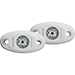 RIGID INDUSTRIES A-SERIES WHITE LOW POWER LED LIGHT PAIR - RED