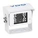 VDO 120 DEGREE WHITE REAR VIEW LARGE CAMERA WITH SUN GUARD