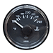 VDO VIEWLINE ONYX 250-DEGF WATER TEMPERATURE GAUGE 12/24V WITH VDO SENDER & US THREAD ADAPTERS - BEZEL NOT INCLUDED