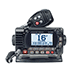 STANDARD HORIZON 1850G FIXED MOUNT VHF W/GPS - BLACK