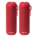 BOSS AUDIO BOLT MARINE BLUETOOTH PORTABLE SPEAKER SYSTEM W/FLASHLIGHT - PAIR - RED