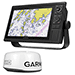 GARMIN GPSMAP 1242XSV KEYED NETWORKING COMBO BLUECHART & LAKEVU G3- NO XDUCER w/GMR 18XHD RADAR