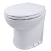 JABSCO DELUXE FLUSH RAW WATER ELECTRIC TOILET W/ ANGLED BACK