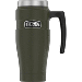 THERMOS 16OZ SS TRAVEL MUG MATTE ARMY GREEN