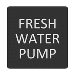 BLUE SEA 6520-0200 SQUARE FORMAT FRESH WATER PUMP LABEL