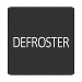 BLUE SEA 6520-0129 SQUARE FORMAT DEFROSTER LABEL
