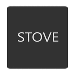 BLUE SEA 6520-0406 SQUARE FORMAT STOVE LABEL
