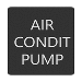 BLUE SEA 6520-0030 SQUARE FORMAT AIR CONDITIONER PUMP LABEL