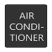 BLUE SEA 6520-0026 SQUARE FORMAT AIR CONDITIONER LABEL