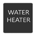 BLUE SEA 6520-0438 SQUARE FORMAT WATER HEATER LABEL