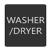 BLUE SEA 6520-0436 SQUARE FORMAT WASHER / DRYER LABEL