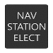 BLUE SEA 6520-0321 SQUARE FORMAT NAV STATION ELECT LABEL