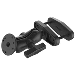 RAM MOUNT RAM SQUARE POST CLAMP MOUNT F/POSTS UP TO 3