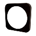 VDO 52MM SQUARE BEZEL F/VIEWLINE GAUGES - BLACK