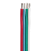 ANCOR BONDED CABLE 16/4 AWG FLAT 1000FT RD/LB/GN/WH