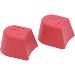 BLUE SEA STUD MOUNT INSULATING BOOTHS, 2-PACK, RED