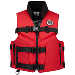 MUSTANG ACCEL 100 FISHING VEST LARGE RED/BLACK