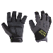 MUSTANG EP 3250 OPEN FINGER GLOVES - X-LARGE - GREY/BLACK