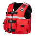 MUSTANG SAR VEST W/SOLAS REFLECTIVE TAPE - MEDIUM - RED