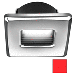 I2SYSTEMS EMBER E1150Z SNAP-IN, POLISHED CHROME, SQUARE, RED LIGHT
