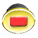 I2SYSTEMS EMBER E1150Z SNAP-IN - POLISHED GOLD - ROUND - RED LIGHT