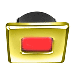 I2SYSTEMS EMBER E1150Z SNAP-IN - POLISHED GOLD - SQUARE - RED LIGHT