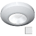 I2SYSTEMS PROFILE P1101 2.5W SURFACE MOUNT LIGHT, COOL WHITE, WHITE FINISH