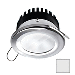 I2SYSTEMS APEIRON PRO A506, 6W SPRING MOUNT LIGHT, ROUND, COOL WHITE, BRUSHED NICKEL FINISH