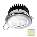 I2SYSTEMS APEIRON PRO A506, 6W SPRING MOUNT LIGHT, ROUND, WARM WHITE, BRUSHED NICKEL FINISH