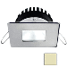 I2SYSTEMS APEIRON PRO A506, 6W SPRING MOUNT LIGHT, SQUARE/SQUARE, WARM WHITE, BRUSHED NICKEL FINISH