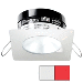 I2SYSTEMS APEIRON PRO A503, 3W SPRING MOUNT LIGHT, SQUARE/ROUND, COOL WHITE & RED, WHITE FINISH