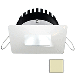 I2SYSTEMS APEIRON PRO A506, 6W SPRING MOUNT LIGHT, SQUARE/SQUARE, WARM WHITE WHITE, WHITE FINISH